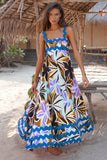 Fongt Women's High-End 2026 Spring And Summer New Sling Dress Print Long Dress Dress Women
