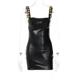 Fongt Women's INS Wind 2024 Autumn Winter One Word Collar Sexy Sling Strapless Hip Dress Women-Outfit
