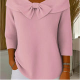Fongt The New Autumn Of 2025, The French Thin Long-Sleeved Knitted Shirt Women's Early Autumn