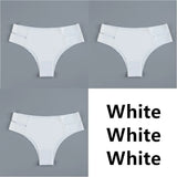 Seamless Underwear Silk Women's Plain Color Panties Lady Invisible Underpants Girls Briefs Smooth Panty Sexy