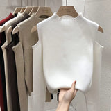 Neck Knitted Sweaters Female Slim Shoulder Strapless Pullovers Women Tops Long Sleeves Ladies Streetwear Fashion Autumn