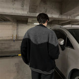 Fongt Stitched Knitted Jersey Jacket Oversize Winter 2025 New Trend Design For Couples Sweater