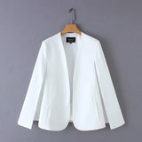 New Split Design Suit Cloak Coat In The Spring Of 2024-Outfit
