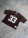 Fongt Mesh-Hole Quick-Drying Jersey Digital Foaming Ball Suit Casual Sports Short-Sleeved T-Shirt Grid