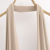 Fongt New Women's Fashion Repair Shell Decorative Hanging Neck Dress