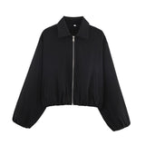 Fongt Homemade New Women's Styling Casual 4-Colored Ponpon Zipper Jacket