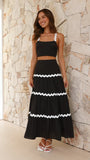 Fongt Summer New Simple Sexy Corrugated Skirt-88193-Outfit