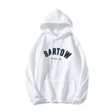 Letter Oversized Hoodies Women Men Spring Autumn Long Sleeve Loose Pullover Tops Hooded Casual Warm Pocket