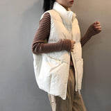 Fongt New Down Cotton Han Version Of Autumn And Winter Loose Thin Horse Clip Women's Fashion Vest