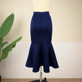 Fongt High-Waisted Comfortable Dress In Autumn 2025 Daily Commuting Style Slimy Fishtail Skirt Busskirt