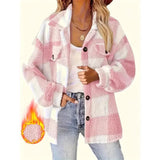 Fongt 2025 New Clip Lantern Long-Sleeved Solid Shirt Lady Top