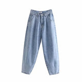 The Early Spring Of 2024, The New Pleated Loose Fashion Jeans 6147159-Outfit