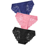 Exotic Apparel Sexy Panties Lace Briefs Women Low-Rise Solid Panty Underwear Sexy Women Lace Breathable Hip-lift