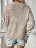 Fongt New Sweater Female Five-Pointed Star Chart Collar Long Sleeves On The Head