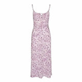 Sleeveless Print Long Floral