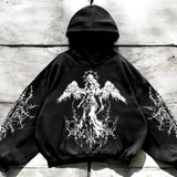 Fongt Wash Hooded Hoodie Hoodie Winter High Street Men And Women With The Same Shirt Top