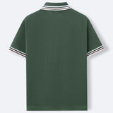 Fongt Men's Summer New Knitted Knitted Jersey Casual POLO Shirt Men's
