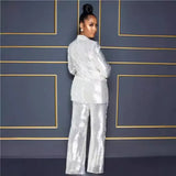 Fongt Summer Panties New Women's Long-Sleeved V-Neck Sleeves Two-Piece Set Of