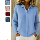 Fongt Sailing Elements Pattern Long-Sleeved Women's Collar Shirt