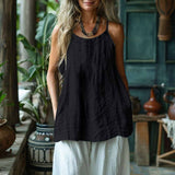 Fongt Shein Temu Cotton Leprosy Sling Vest New Explosion