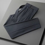 Fongt Trousers Men's Spring And Summer Nine-Point Trousers Men's Business Nine-Point Trousers Casual Is Decorating Straight Pants Men
