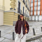 Fongt And Winter Explosion Street Fashion Loose Quilt Cotton Jacket