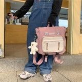 Style Women Backpacks for College Teenager Girls Cute Student Shoulder Bags Lady Kawaii Backpacks Female Preppy