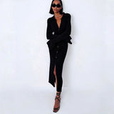 Sleeve Sweater Maxi Korean