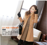 Fongt And Winter Long Female Hair Coat Han Hair Collar Coat Ebay