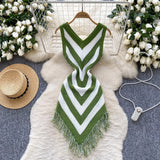 Fongt Vacation Wearing Women's Dress Summer Retro Color Linguist Repair Slim Slimy Tuxed Dress