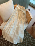 Chinese-Style Jacquard Jacquard High-Waisted Horse Face Dress 2024 Spring And Autumn Temperament Improved National Style Pleated Skirt-Outfit