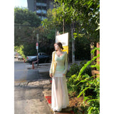 Fongt Style Set A Complete Set Of Early Spring New Sunscreen Long-Sleeved Top Design Half-Body Skirt Tide