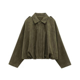 Fongt New Velvet Texture Effect Bomber Jacket Jacket
