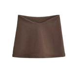 Fongt Summer New Thai Hottie Sexy Low V Waist Tight Body Slim Ass Skirt Skirt Mini Short Skirt
