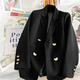 Fongt 2025 New Black British Style Suitcase Lady French Style Fashioned Small Suit Woman