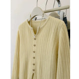 Fongt Design Sweater Coat Wearing Pure Autumn And Winter Korean 2025 Simple Knitted Bottom Shirt Temperament New