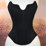 Fongt Spring New Hottie Sexy V Tie Strapped Body Girded Waist Boobs Vest