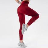Women Fitness Leggins Mujer Push Up Gym Women Leggings High Waist Solid Seamless Workout