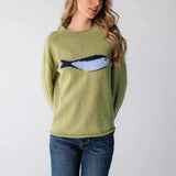 Fongt 2025 Fashion New Retro Sweater Casual Collar Loose Knitted Sweater
