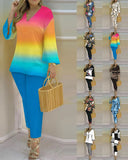 Independent Station New Spring / Summer 2023 Print Fashion 2-Piece Set-Outfit