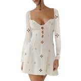 Unique Embroidered Sexy Trend Midi