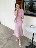 Fongt Xixi 2025 Summer New High-Waisted Temperament Elegant Sling Dress Senior Long Dress Female 88222