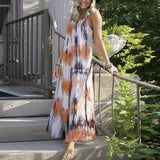 Quality Loose Tie-dye Print Long