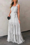 Bow Tie Belted Maxi