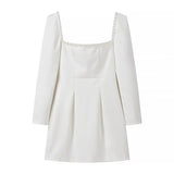 Fongt Women's ZA New Side To Receive Short-Singed A-Shaped Dress