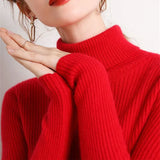 Elegant Basic Knitted Sweater Women 2020 Bottoming Skinny Female Warm Knitwear Casual Pullovers Ladies Solid