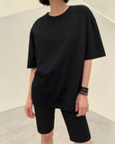 Fongt Hot Summer T-Shirt Women's Pure Cotton 16-Color Basic Loose Top Ins Soft T-Shirt