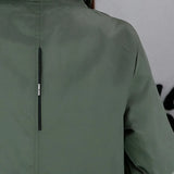 Coat Womens 2023 Spring Autumn Hoodies Tops Slim Students Baseball Clothes Medium length Windbreaker Coats Lady