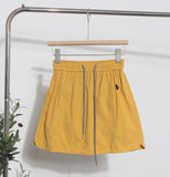 Fongt Niche Dress Half-Dress Woman Tight Waist A Trouser Skirt Open Fork Quick Dry Casual Skirt 8183