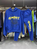 Fongt Men's And Women's Sp5der Spider Web Set 555555 Sportswear Sweater Jogging Pants